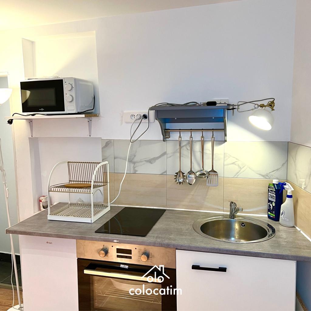 Studio Strasbourg Centre - meublé - 18,5m2 - cuisine